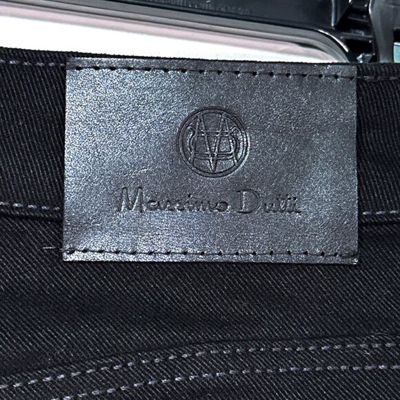 NWT Massimo‎ Duti Black Mid Rise Skinny Zipper Detail Jeans Size EUR 34/US 2 - Picture 13 of 16